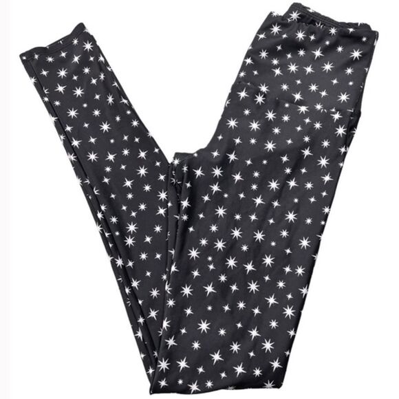 EXCELLENT CONDITION SIZE SMALL GOLDSHEEP RARE STAR PRINT LEGGINGS - Picture 1 of 9